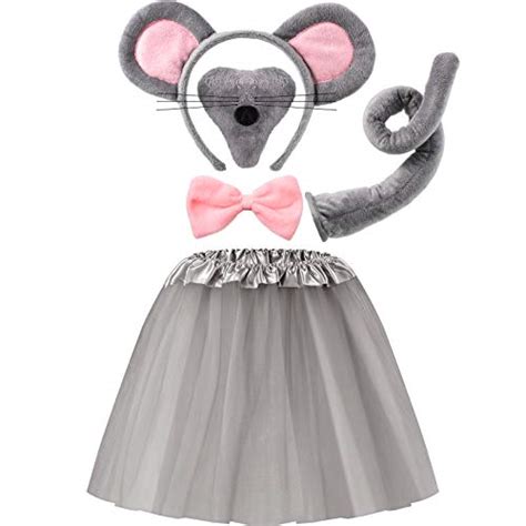 Geyoga Childrens Mouse Costume Set, Tutu Skirt Set, Mouse。